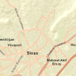 Sivas Street Map