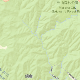 Morioka-shi Street Map