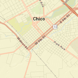 Chico Street Map