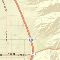 Nephi Street Map