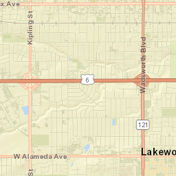 7636-7650 West 4th Avenue Lakewood CO Street Map