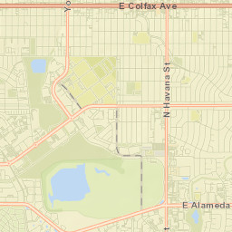 1180-1186 Wabash St Denver CO Street Map