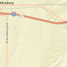 Strasburg Street Map
