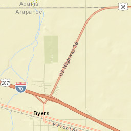 Byers Street Map