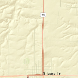 Griggsville Street Map