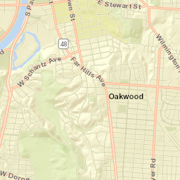 Oakwood Street Map