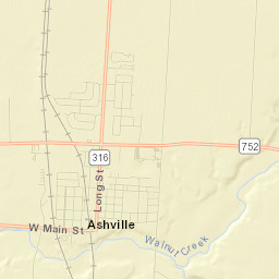Ashville Street Map