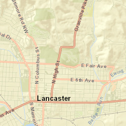 Lancaster Street Map