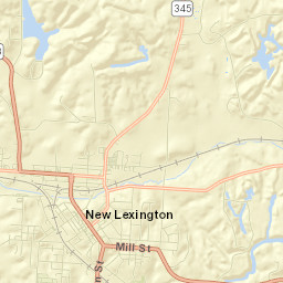 New Lexington Street Map