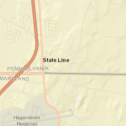State Line Street Map