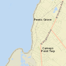 Carneys Point Street Map