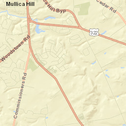 Mullica Hill Street Map