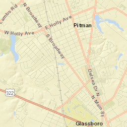 Pitman Street Map
