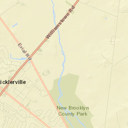 Sicklerville Street Map