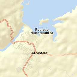 Alcántara Street Map