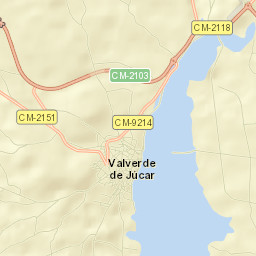 Valverde de Júcar Street Map