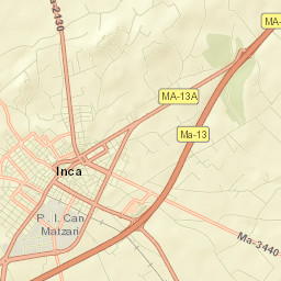 Inca Street Map