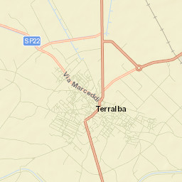 Terralba Street Map