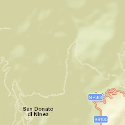 San Donato di Ninea Street Map