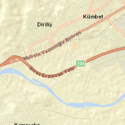 Merkez Street Map