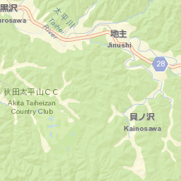 Akita Shi Street Map