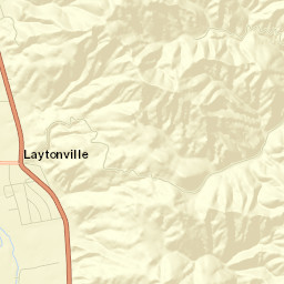 Laytonville Street Map