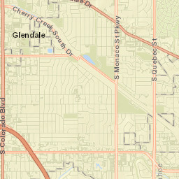 1800 South Monaco Parkway, Denver, CO Street Map