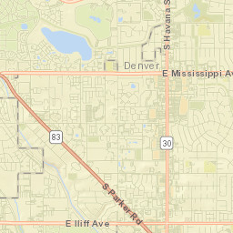 1754 S Parker Rd Denver CO 80231 Street Map