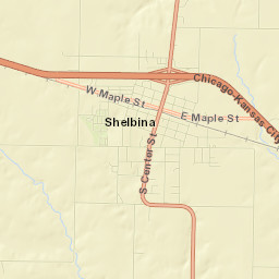 Shelbina Street Map