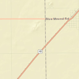 Blue Mound Street Map