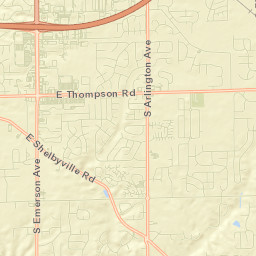 5523 Pappas Drive, Indianapolis, IN 46237 Street Map