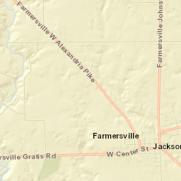 Farmersville Street Map
