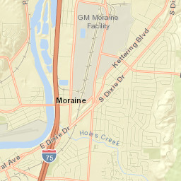 Moraine Street Map