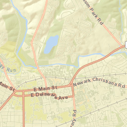 104 The Green, University of Delaware, Newark Street Map