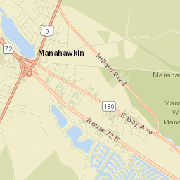 Manahawkin Street Map