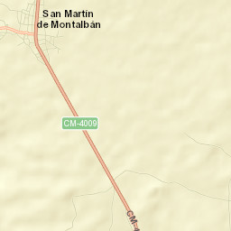 San Martín de Montalbán Street Map
