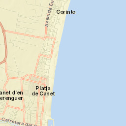 Canet d'En Berenguer Street Map
