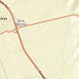 Uras Street Map