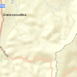 Gonnoscodina Street Map