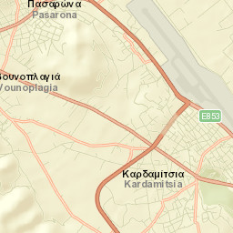 Eksochí Street Map