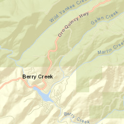 Berry Creek Street Map
