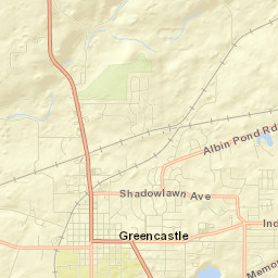 Greencastle Street Map