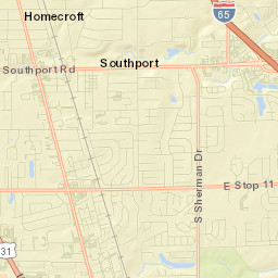 3358 Gainesville Court, Indianapolis, IN Street Map