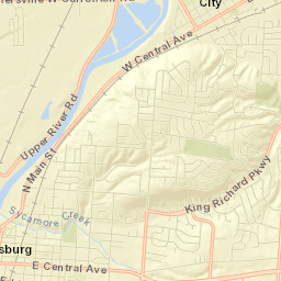 Miamisburg Street Map