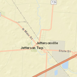 Jeffersonville Street Map