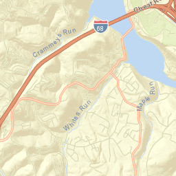 Cheat Lake Street Map