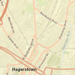 Hagerstown Street Map