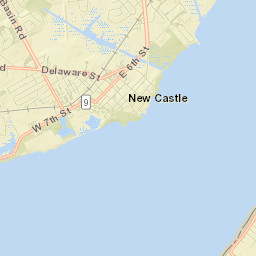 New Castle Street Map