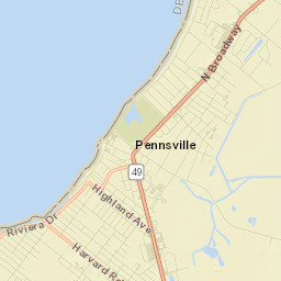 Pennsville Street Map