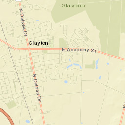 Clayton Street Map
